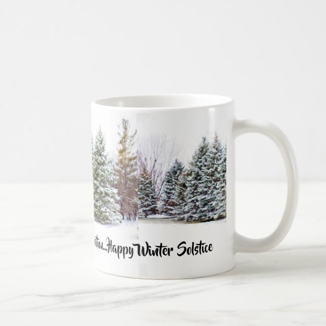 Café Caneca de Férias de Inverno / Feliz Solstício (Direita)