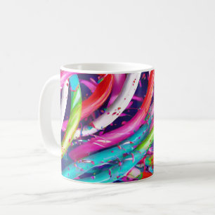 Café Caneca de Férias de Natal com Cana de Açúcar