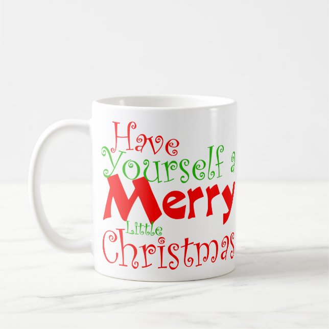 Café Caneca de Férias Feliz Natal (Esquerda)