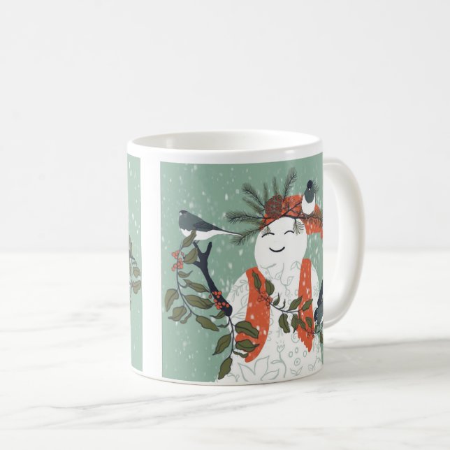 Café Caneca de Férias No Jardim (Frente Esquerda)