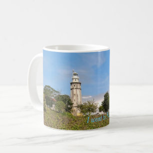 Café Caneca de Filipinas do farol de Liloan