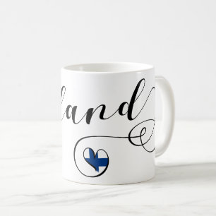 Café Caneca de Finlandia do coração, Finn, finlandês