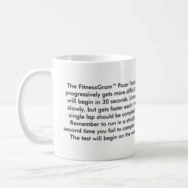 Café Caneca de FitnessGram (Esquerda)