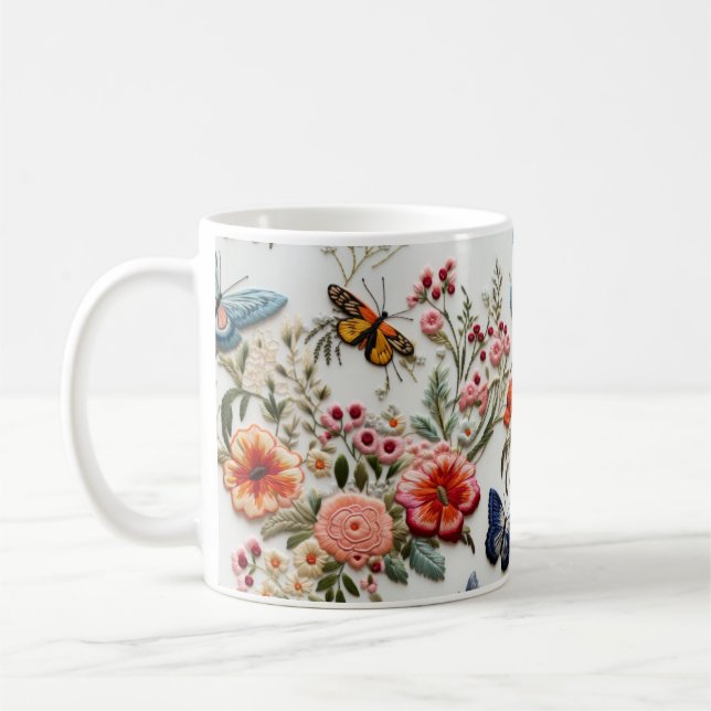 Café Caneca de flor  (Esquerda)