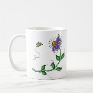 Café Caneca de Flor Caprichosa