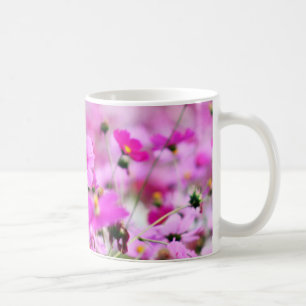 Café Caneca De Flor Rosa Doce