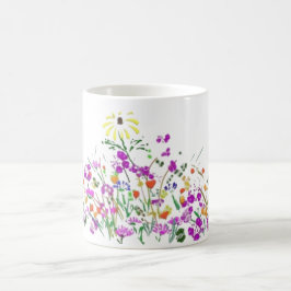 Café Caneca de Flor Selvagem
