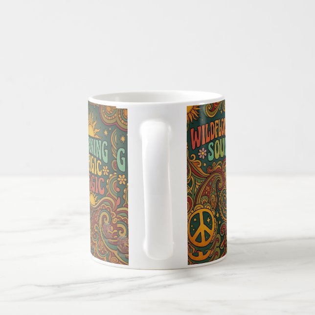 Café Caneca de Flor Silvestre Vintage (Alça)