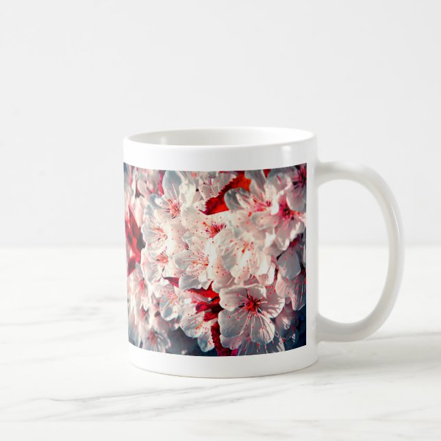 Café Caneca de flores de maçã na primavera (Direita)