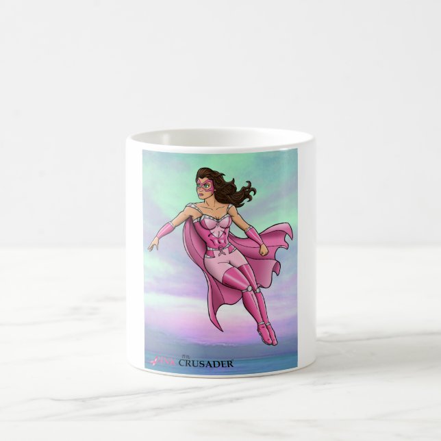 Café Caneca de flutuação do cruzado cor-de-rosa (Centro)