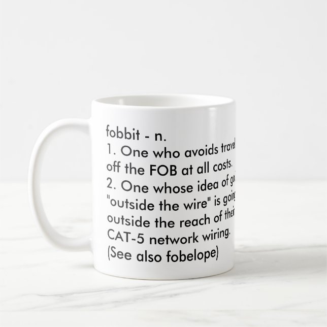 Café Caneca de Fobbit (Esquerda)