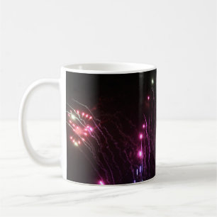 Café Caneca de Fogos de Artifício