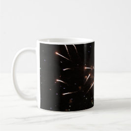 Café Caneca de Fogos de Artifício