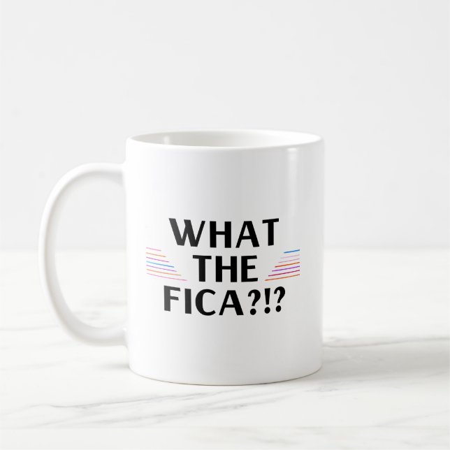 Café Caneca de Folha de Pagamento Presente Engraçado pa (Esquerda)