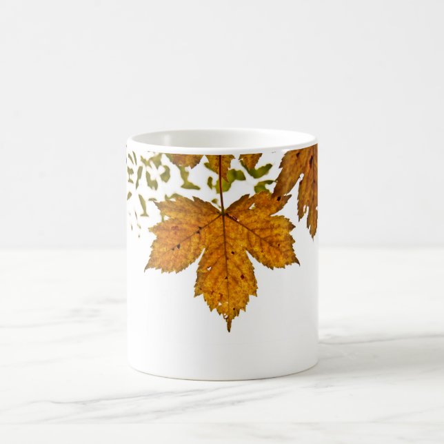 Café Caneca de folhas de outono (Centro)