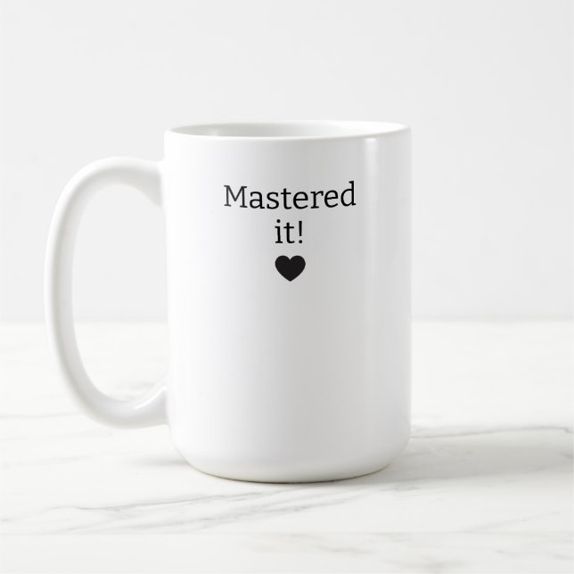 Café Caneca de Formatura Personalizada, Conquistei 2026 (Esquerda)