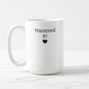 Café Caneca de Formatura Personalizada, Conquistou 2026