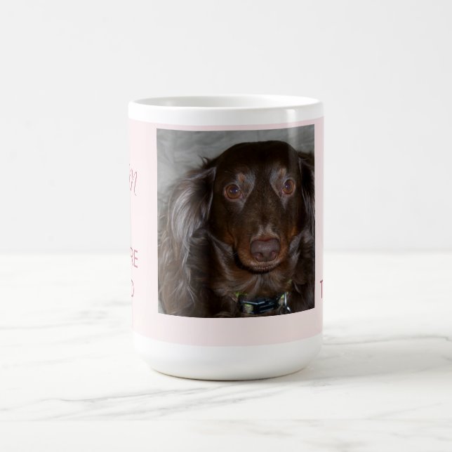 Café Caneca de Foto de Amor de Mãe de Pet Arte (Centro)
