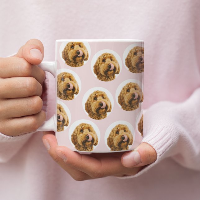 Café Caneca de Foto de Cachorro Personalizada | Present (Criador carregado)