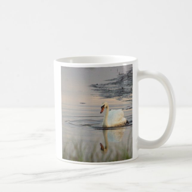 Café Caneca de Foto de Cisne (Direita)