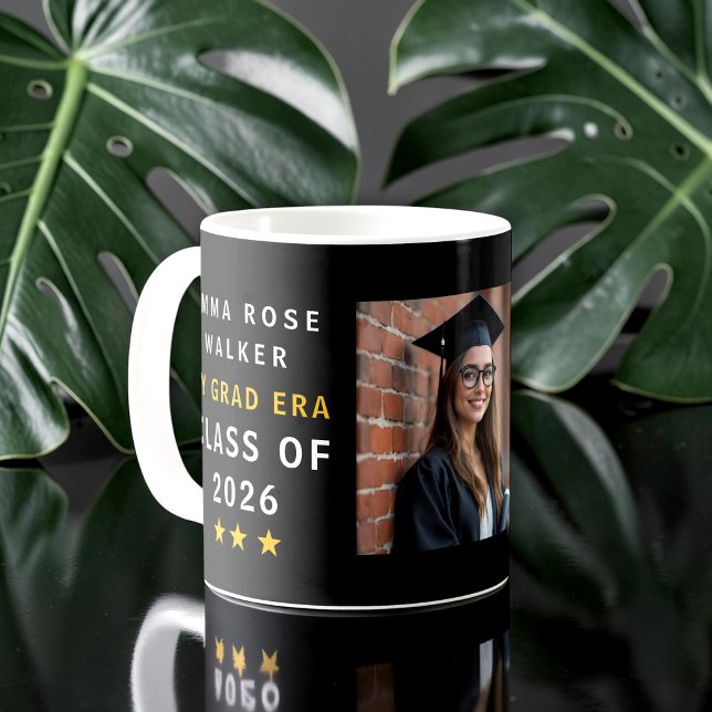 Café Caneca de Foto de Formatura da Turma de 2026 - Min (Criador carregado)