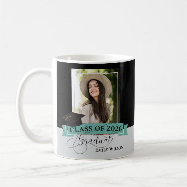 Café Caneca de Foto de Formatura – Turma de 2026 (Esquerda)