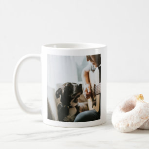 Café Caneca de Foto de Lover de Cachorro e Encantador