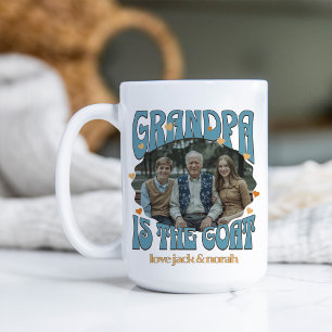 Café Caneca de Foto do Avô Retro é a Ovelha