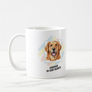 Café Caneca de Foto Memorial de Pet Ponte Colorida em A