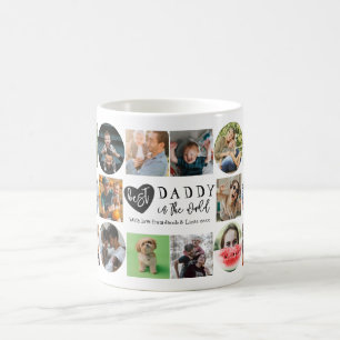 Café Caneca de Foto Moderna Melhor Pai do Mundo
