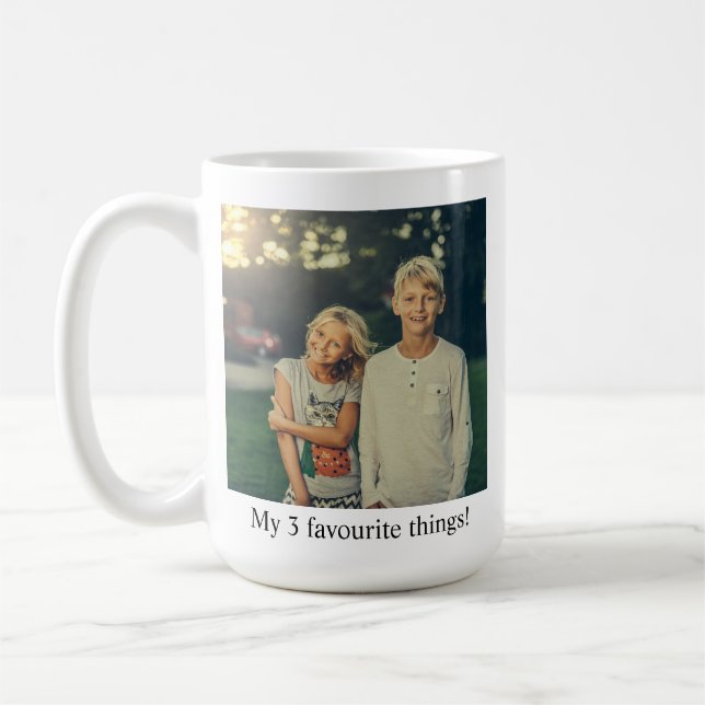 Café Caneca de Foto Personalizada com Mensagem Cabo Col (Esquerda)