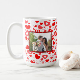 Café Caneca de Foto Personalizada do Dia dos Namorados