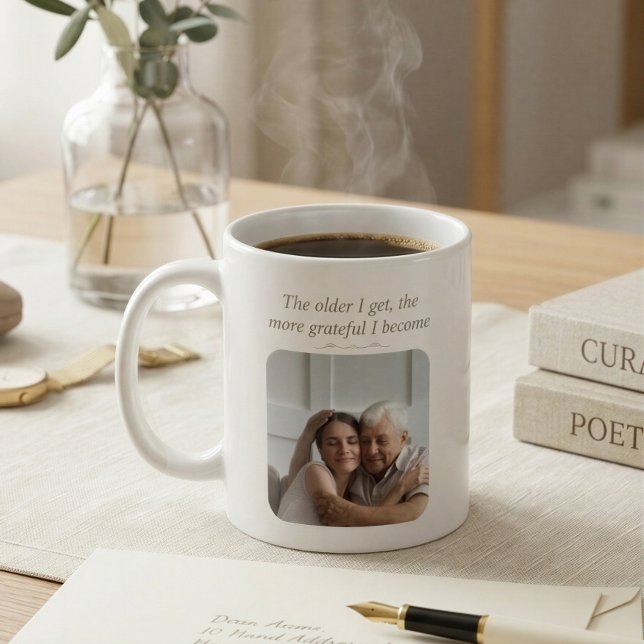 Café Caneca de Foto Personalizada do Dia dos Pais (Criador carregado)