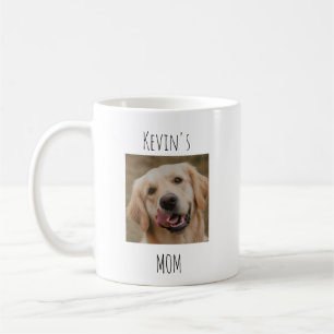 Café Caneca de Foto Personalizada Dog Mom 2 Presente