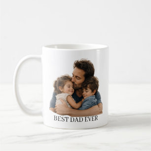 Café Caneca de Foto Personalizada Melhor Pai do Mundo  