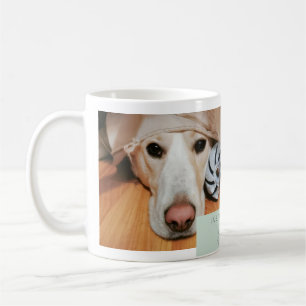 Café Caneca de foto personalizada para amantes de anima