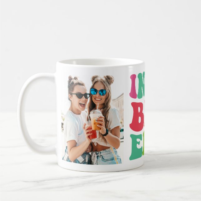 Café Caneca de Foto Retro Personalizada “Na Minha Era d (Esquerda)