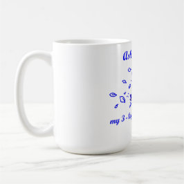 Café caneca de frango com três pernas