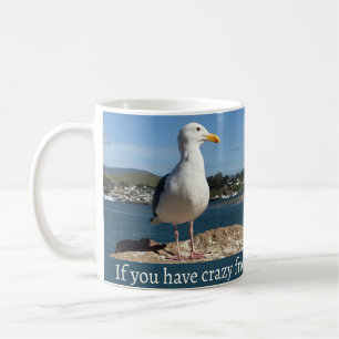 Café Caneca de Gaivota Amigos Loucos