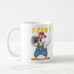 Café Caneca de Galo Gangsta Engraçado Estilo Hip Hop F