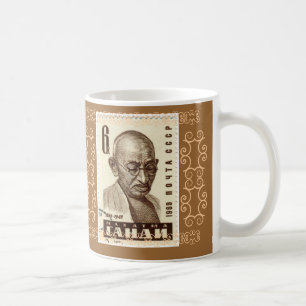 Café Caneca de Gandhi primeiramente que ignoram