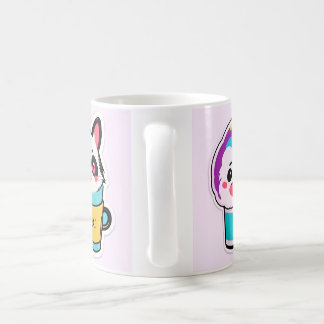 Café Caneca de gato cachorro fofo