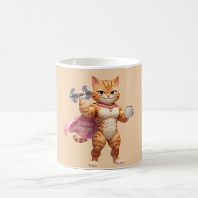 Café Caneca de Gato de Academia Super Mãe – Presente Di (Centro)