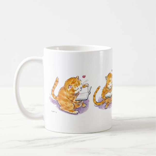 Café Caneca de gato de Livraria (Esquerda)