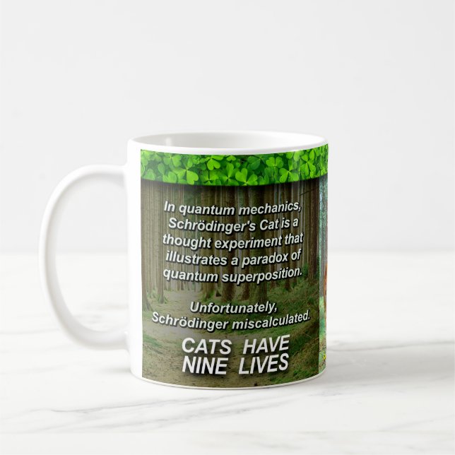 Café Caneca de Gato de Schrodinger (Esquerda)