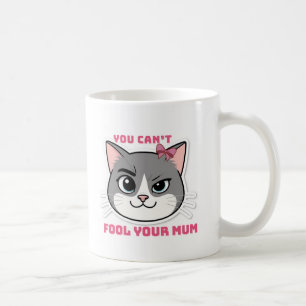 Café Caneca de Gato Divertido 'Você Não Pode Enganar Su