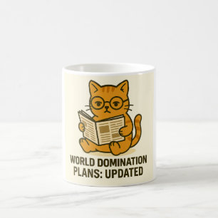 Café Caneca de gato engraçado