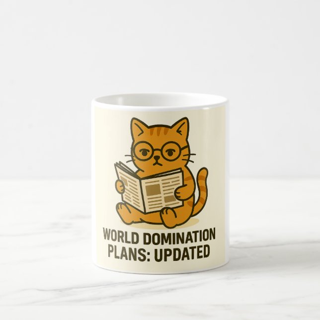 Café Caneca de gato engraçado (Centro)