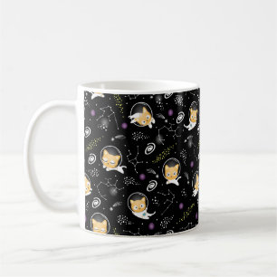 Café Caneca de Gato Espacial - Gatos Astronautas na Gal