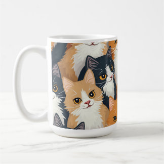 Café caneca de gato giro.